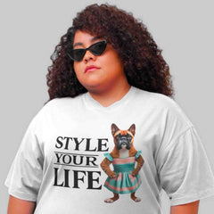 Style Your Life - Fashion Bulldoge - Unisex T-Shirt