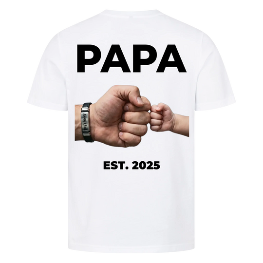 Für immer verbunden – Personalisiertes Vater T-Shirt