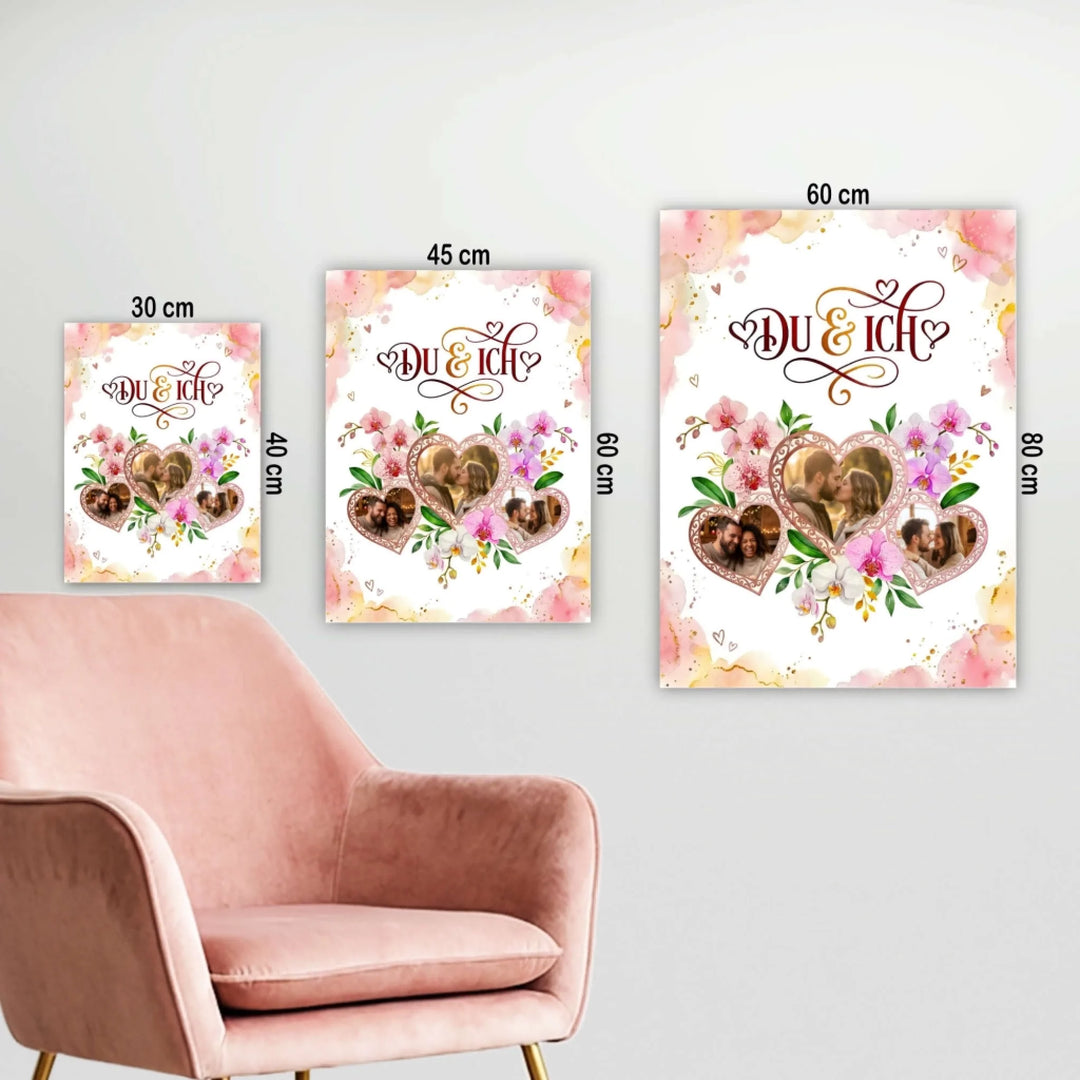 Liebes Geschenk Poster Personalisierbar