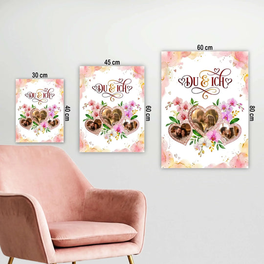 Liebes Geschenk Poster Personalisierbar