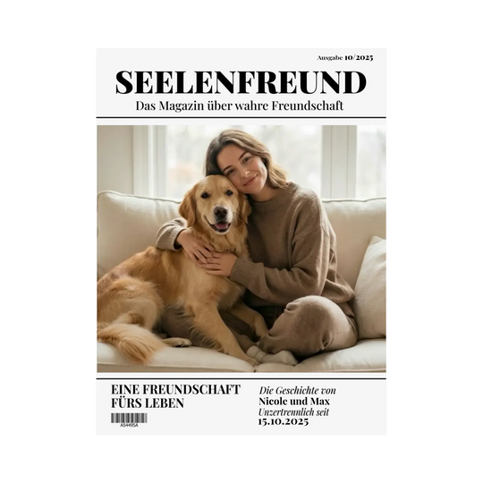 Personalisiertes Magazin-Poster