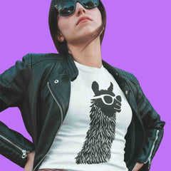 Unisex-T-Shirt - Groovy Lama