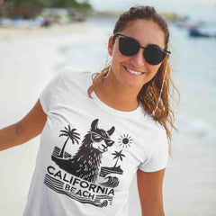 Unisex-T-Shirt - Beach Lama