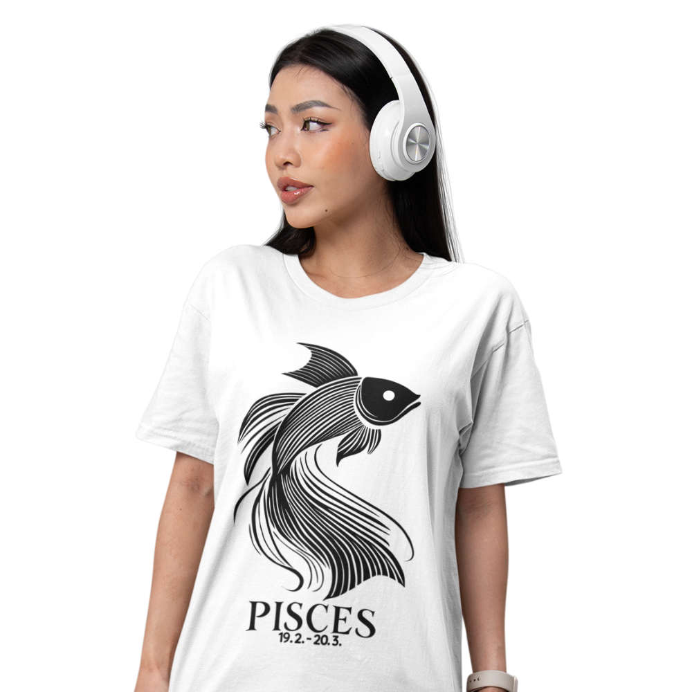 Fische Sternzeichen – Pisces Unisex-T-Shirt