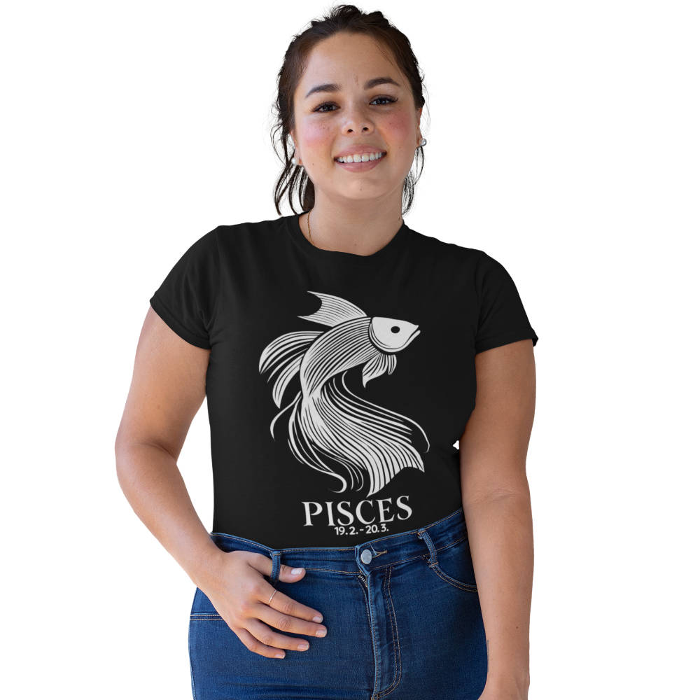 Fische Sternzeichen – Pisces Unisex-T-Shirt