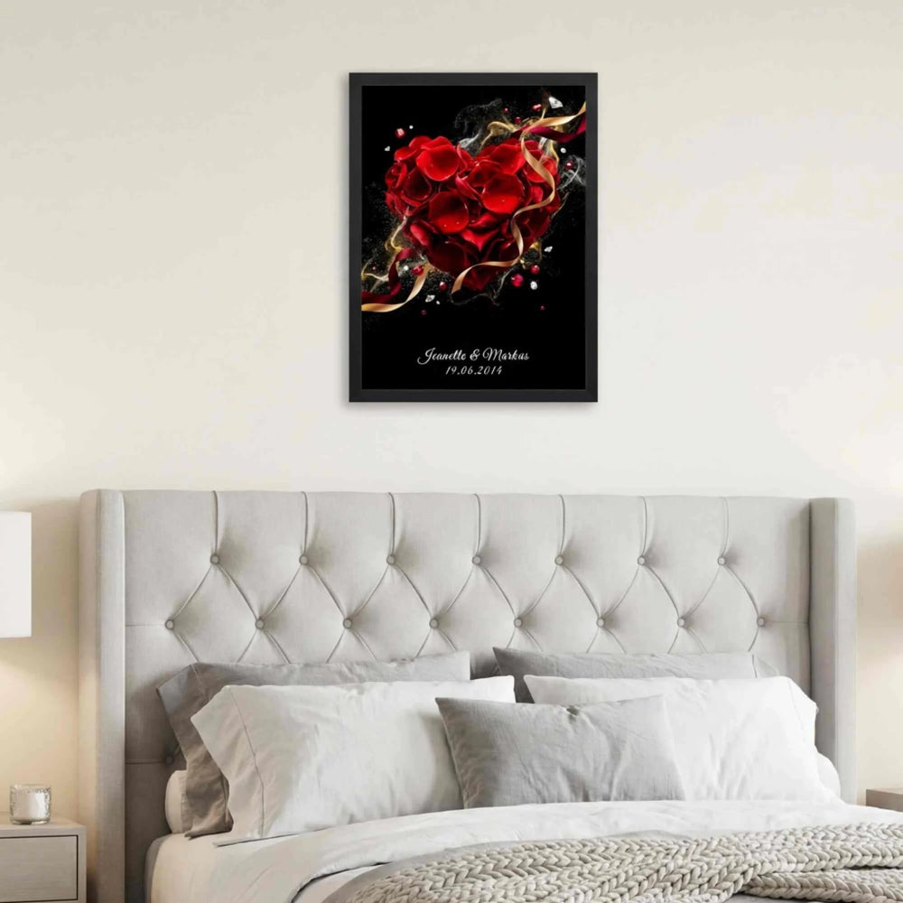 personalisiertes-herzposter-wandbild-schlafzimmer-romantische-dekoration